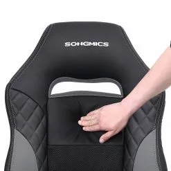 Fredriks Bürostuhl Save - Kunstleder / Kunststoff - Schwarz / Grau 13 Fredriks Bürostuhl Save - Kunstleder / Kunststoff - Schwarz / Grau -Büromöbel Verkaufsgeschäft 1000343535 220407 050 DETAILS P000000001000343535