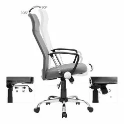 Fredriks Bürostuhl Freezer - Grau -Büromöbel Verkaufsgeschäft 1000343541 220407 035 DETAILS P000000001000343541