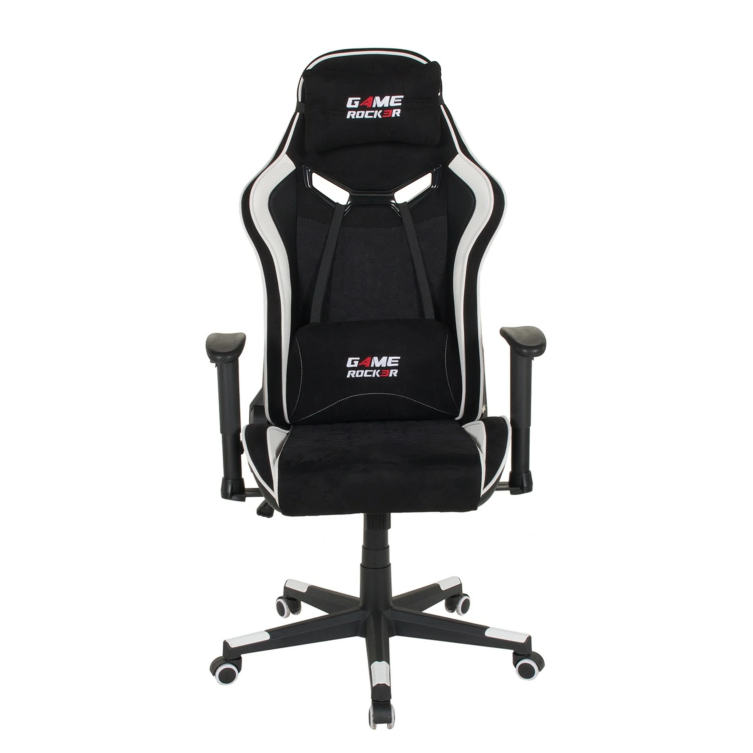 Duo Collection Gamingchair Game-Rocker G-30 II - Kunstleder & Microfaser / Nylon - Schwarz / Weiß 3 Duo Collection Gamingchair Game-Rocker G-30 II - Kunstleder & Microfaser / Nylon - Schwarz / Weiß