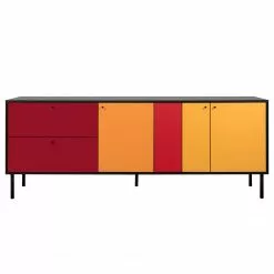 Loftscape TV-Lowboard Modern Art - Mehrfarbig -Büromöbel Verkaufsgeschäft 1000344592 220407 030 DETAILS P000000001000344592