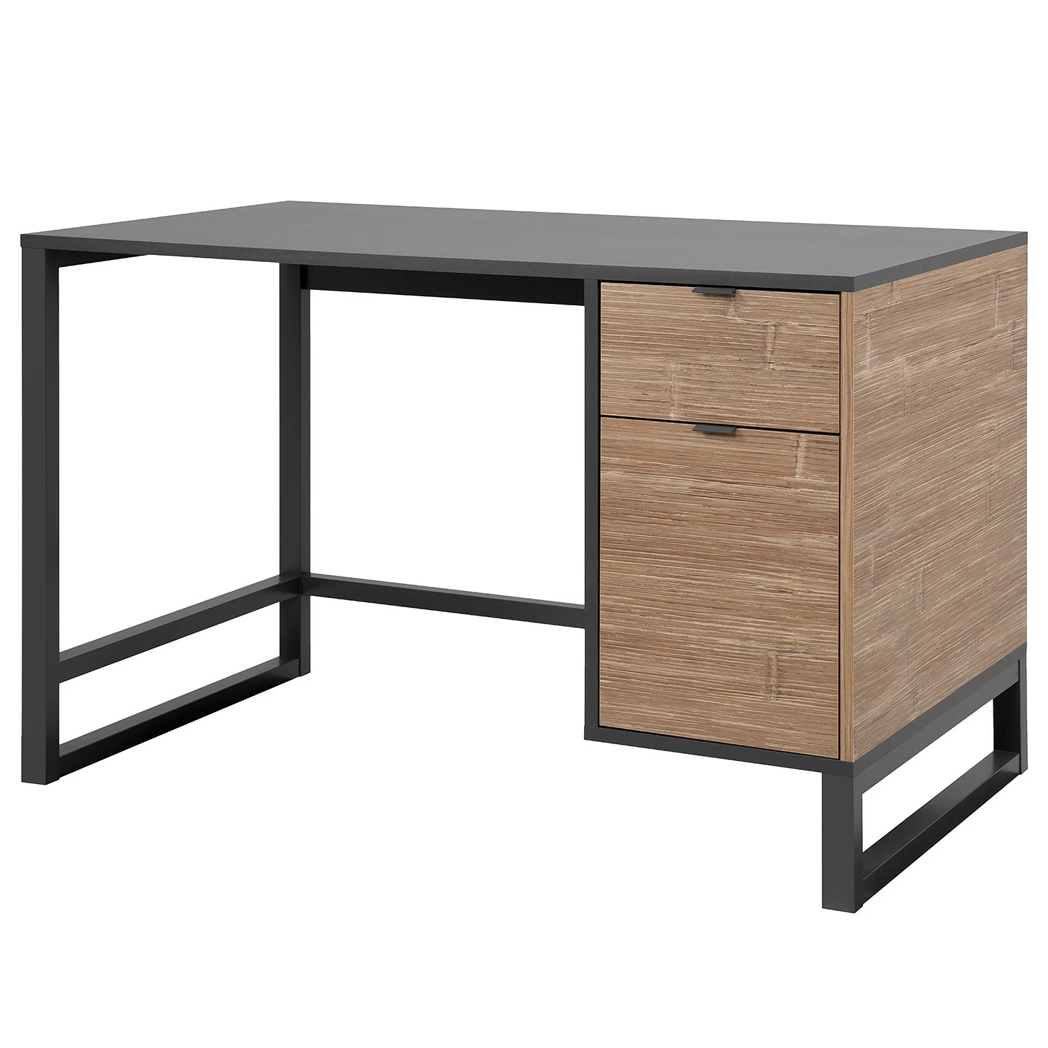 Loftscape Schreibtisch Mid West - Anthrazit / Bambus Dekor 3 Loftscape Schreibtisch Mid West - Anthrazit / Bambus Dekor