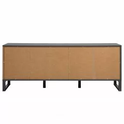 Loftscape Sideboard Mid West II - Bambus Dekor / Anthrazit -Büromöbel Verkaufsgeschäft 1000344600 220407 037 DETAILS P000000001000344600