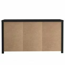 Red Living Sideboard Westlock I - Esche Dekor / Schwarz -Büromöbel Verkaufsgeschäft 1000344678 220414 050 DETAILS P000000001000344678