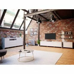 Loftscape Sideboard Urban II - Inkl. Beleuchtung - Weiß / Eiche Grau Dekor 12 Loftscape Sideboard Urban II - Inkl. Beleuchtung - Weiß / Eiche Grau Dekor -Büromöbel Verkaufsgeschäft 1000344689 220414 021 MOOD DETAILS P000000001000344689 mood