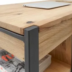 Ars manufacti Schreibtisch Robby - Eiche massiv / Metall - Eiche / Schwarz 11 Ars manufacti Schreibtisch Robby - Eiche massiv / Metall - Eiche / Schwarz -Büromöbel Verkaufsgeschäft 1000346336 220826 031 DETAILS P000000001000346336