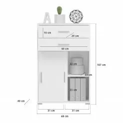 Fredriks Aktenschrank Thamali III - Weiß 9 Fredriks Aktenschrank Thamali III - Weiß -Büromöbel Verkaufsgeschäft 1000346951 220504 500 SKETCH DETAILS P000000001000346951 sketch