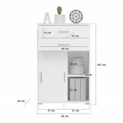 Fredriks Aktenschrank-Kombination Thamali IX - Weiß 14 Fredriks Aktenschrank-Kombination Thamali IX - Weiß -Büromöbel Verkaufsgeschäft 1000346952 220504 501 SKETCH DETAILS P000000001000346952 sketch