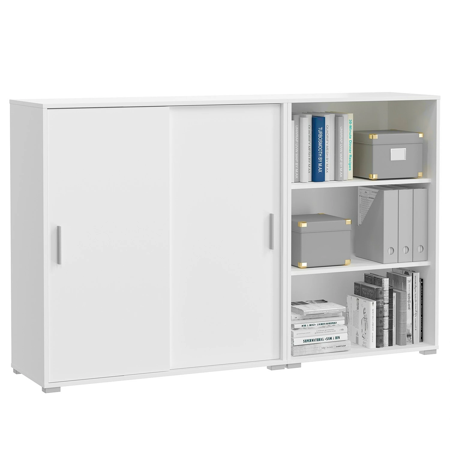 Fredriks Aktenschrank-Kombination Thamali VII - Weiß 3 Fredriks Aktenschrank-Kombination Thamali VII - Weiß