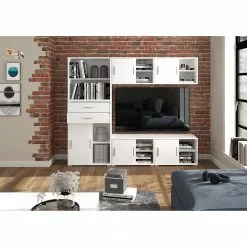 Fredriks Aktenschrank-Kombination Thamali IV - Weiß -Büromöbel Verkaufsgeschäft 1000346956 220504 020 MOOD DETAILS P000000001000346956 mood