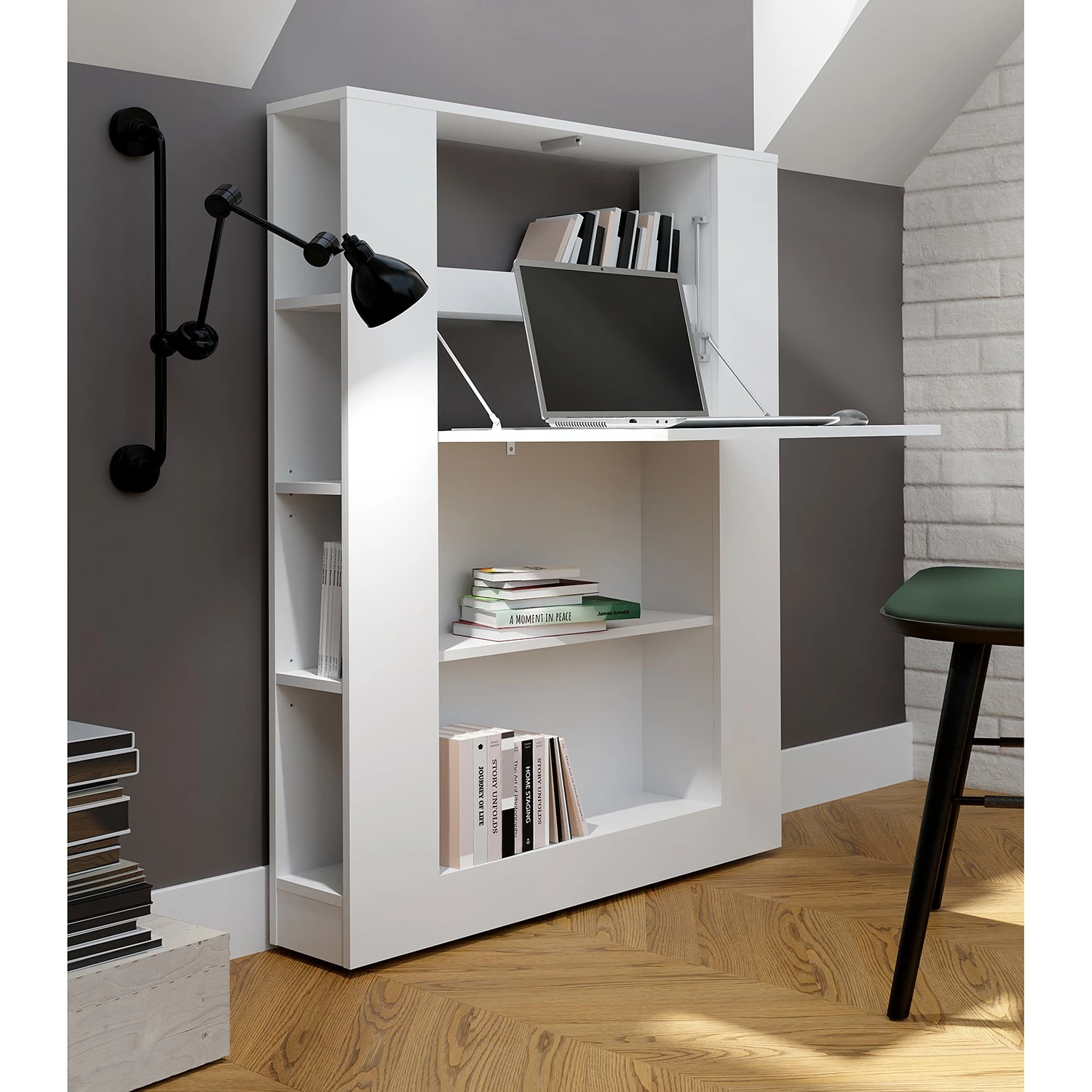 Fredriks Sekretär Warner - Weiß 4 Fredriks Sekretär Warner - Weiß – Bild 2