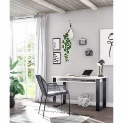 Ridgevalley Schreibtisch Shutter - Pinie Weiß Dekor 12 Ridgevalley Schreibtisch Shutter - Pinie Weiß Dekor -Büromöbel Verkaufsgeschäft 1000348686 220505 021 MOOD DETAILS P000000001000348686 mood