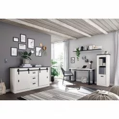 Ridgevalley Schreibtisch Shutter - Pinie Weiß Dekor 13 Ridgevalley Schreibtisch Shutter - Pinie Weiß Dekor -Büromöbel Verkaufsgeschäft 1000348686 220505 022 MOOD DETAILS P000000001000348686 mood