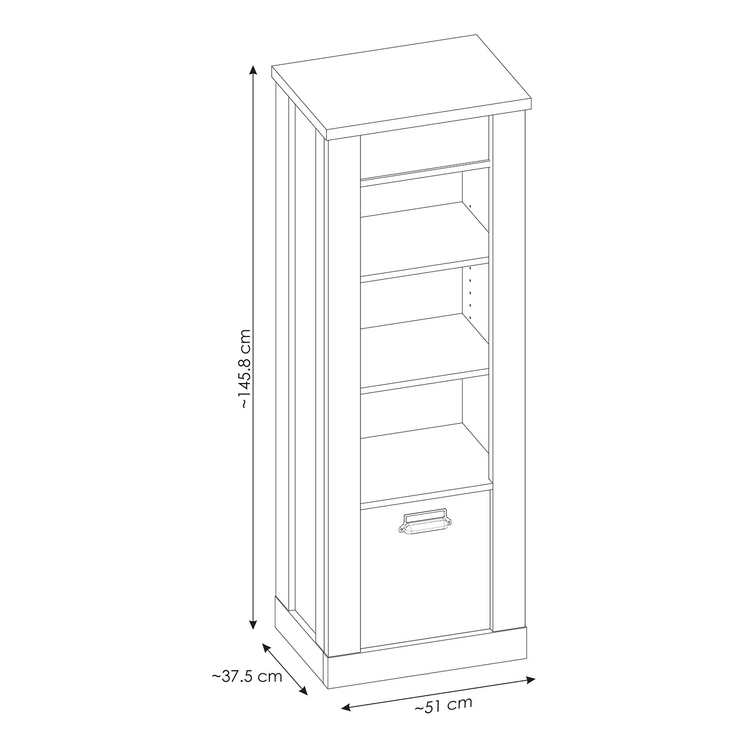 Ridgevalley Regal Shutter - Eiche Dekor 14 Ridgevalley Regal Shutter - Eiche Dekor – Bild 12