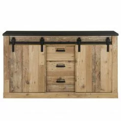 Ridgevalley Sideboard Shutter I - Eiche Dekor -Büromöbel Verkaufsgeschäft 1000348697 220505 030 DETAILS P000000001000348697