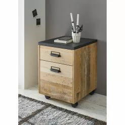 Ridgevalley Büro-Set Shutter I (2-teilig) - Eiche Dekor -Büromöbel Verkaufsgeschäft 1000348744 220505 022 MOOD DETAILS P000000001000348744 mood