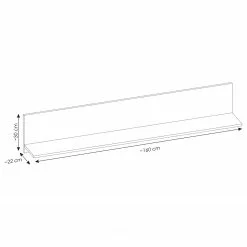 Ridgevalley Büro-Set Shutter IV (3-teilig) - Pinie Weiß Dekor -Büromöbel Verkaufsgeschäft 1000348750 220505 502 SKETCH DETAILS P000000001000348750 sketch