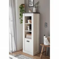 Ridgevalley Büro-Set Shutter V (4-teilig) - Pinie Weiß Dekor -Büromöbel Verkaufsgeschäft 1000348751 220505 022 MOOD DETAILS P000000001000348751 mood