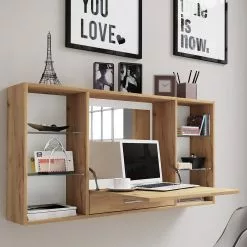 VCM Wandschreibtisch Teala II - Asteiche Dekor -Büromöbel Verkaufsgeschäft 1000350358 220519 023 MOOD DETAILS P000000001000350358 mood