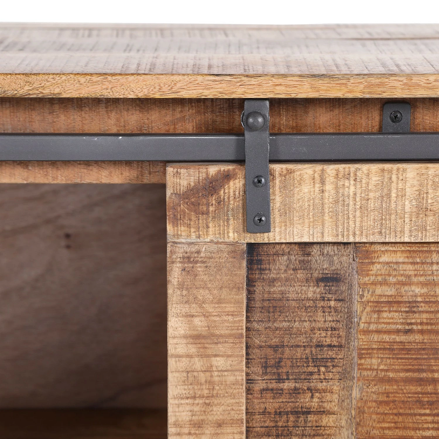 Red Living Sideboard Toleos - Mango sägerau massiv / Eisen - Mangoholz / Schwarz 9 Red Living Sideboard Toleos - Mango sägerau massiv / Eisen - Mangoholz / Schwarz – Bild 7