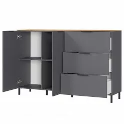 Germania Sideboard California I - Graphit -Büromöbel Verkaufsgeschäft 1000352104 220512 031 DETAILS P000000001000352104