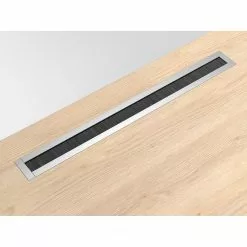 Loftscape Schreibtisch Warnes - (Elektrisch höhenverstellbar) - Eiche Dekor / Schwarz - Breite: 160 cm -Büromöbel Verkaufsgeschäft 1000353105 220519 050 DETAILS P000000001000353105