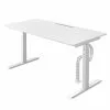 Loftscape Schreibtisch Warnant - (Manuell höhenverstellbar) - Weiß - Breite: 160 cm -Büromöbel Verkaufsgeschäft 1000353117 220519 010 IMAGE P000000001000353117