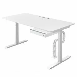 Loftscape Schreibtisch Warnant II - (Manuell höhenverstellbar) - Weiß - Breite: 160 cm