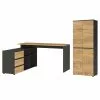 Germania Büroset GW-Lissabon V (2-teilig) - Eiche Navarra Dekor / Graphit