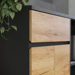 Germania Büroset GW-Lissabon V (2-teilig) - Eiche Navarra Dekor / Graphit -Büromöbel Verkaufsgeschäft 1000353375 220520 051 DETAILS P000000001000353375