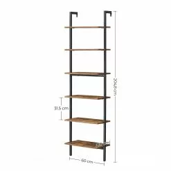 Red Living Leiterregal Crosshill III - Braun / Schwarz 14 Red Living Leiterregal Crosshill III - Braun / Schwarz -Büromöbel Verkaufsgeschäft 1000353408 220601 500 SKETCH DETAILS P000000001000353408 sketch