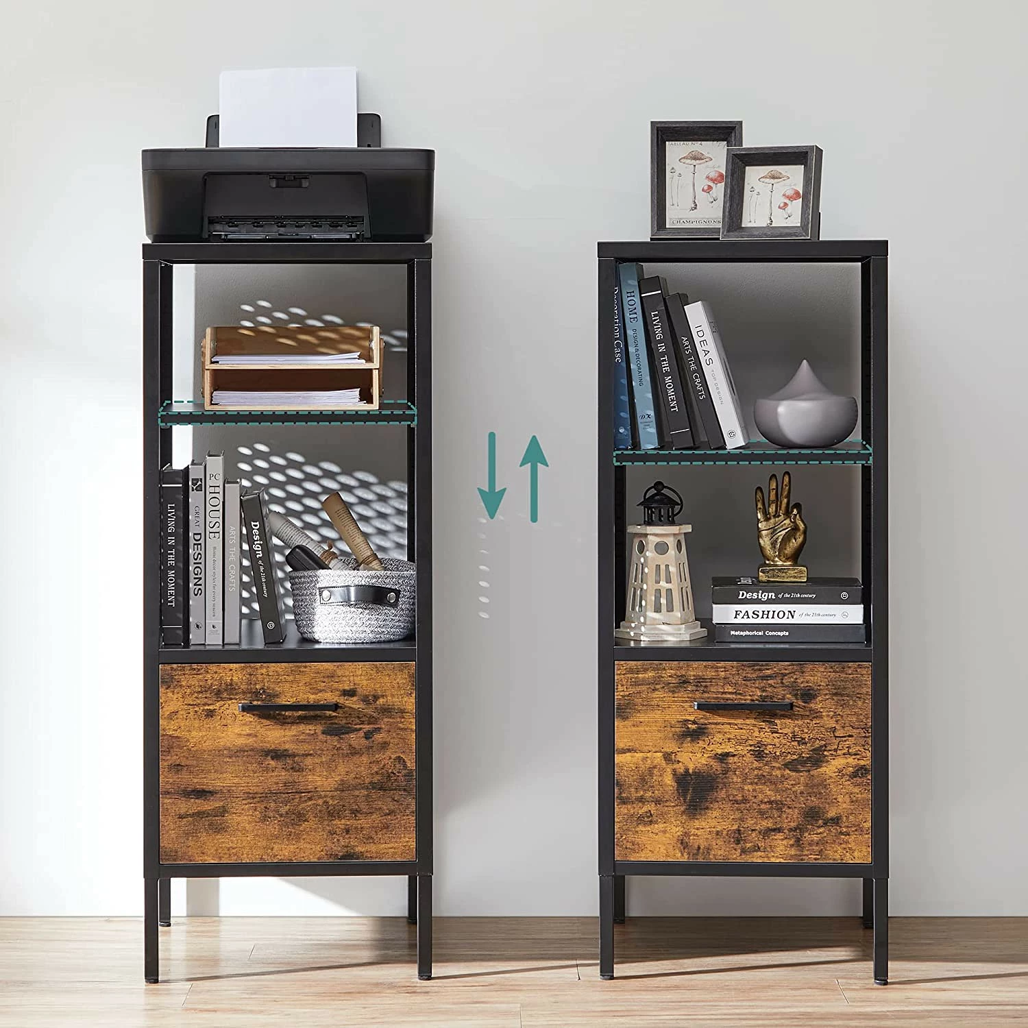 Red Living Regal Mocksville - Braun / Schwarz 5 Red Living Regal Mocksville - Braun / Schwarz – Bild 3