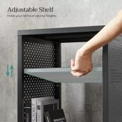 Red Living Regal Mocksville - Braun / Schwarz 13 Red Living Regal Mocksville - Braun / Schwarz -Büromöbel Verkaufsgeschäft 1000353473 220601 032 DETAILS P000000001000353473