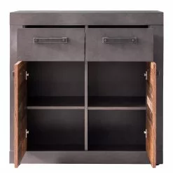 Trendteam Kommode Indy I - Altholz Dekor / Anthrazit -Büromöbel Verkaufsgeschäft 1000353495 220520 031 DETAILS P000000001000353495