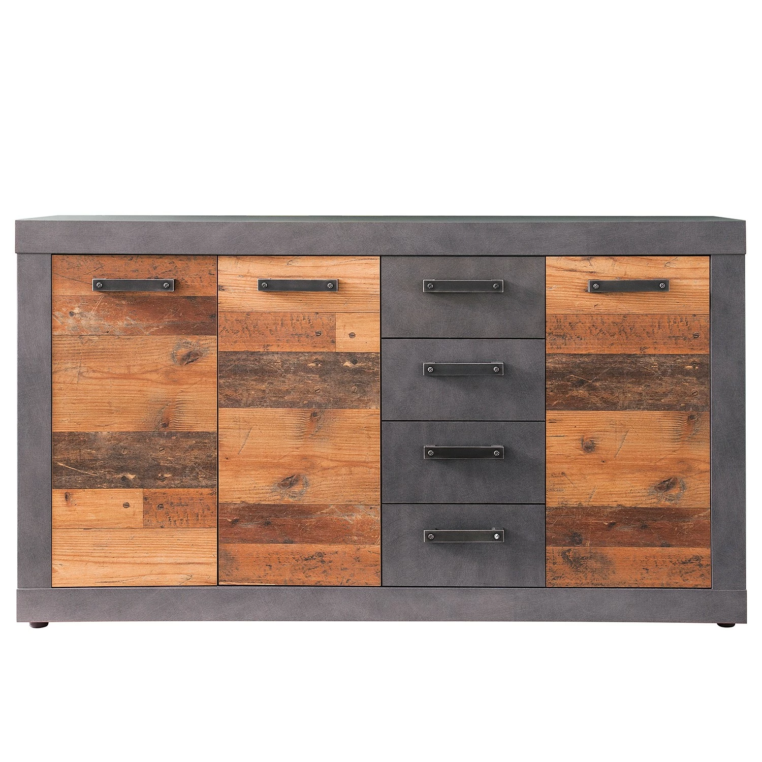 Trendteam Sideboard Indy - Altholz Dekor / Anthrazit 7 Trendteam Sideboard Indy - Altholz Dekor / Anthrazit – Bild 5