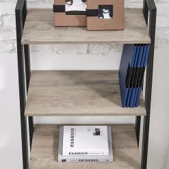 Red Living Regal Leesville XII - Hellbraun / Schwarz -Büromöbel Verkaufsgeschäft 1000355214 220601 030 DETAILS P000000001000355214