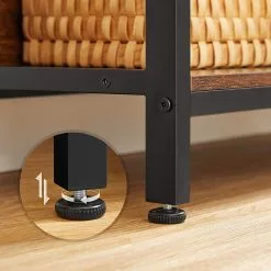 Red Living Regal Niolon IV - Braun / Schwarz -Büromöbel Verkaufsgeschäft 1000355215 220601 032 DETAILS P000000001000355215