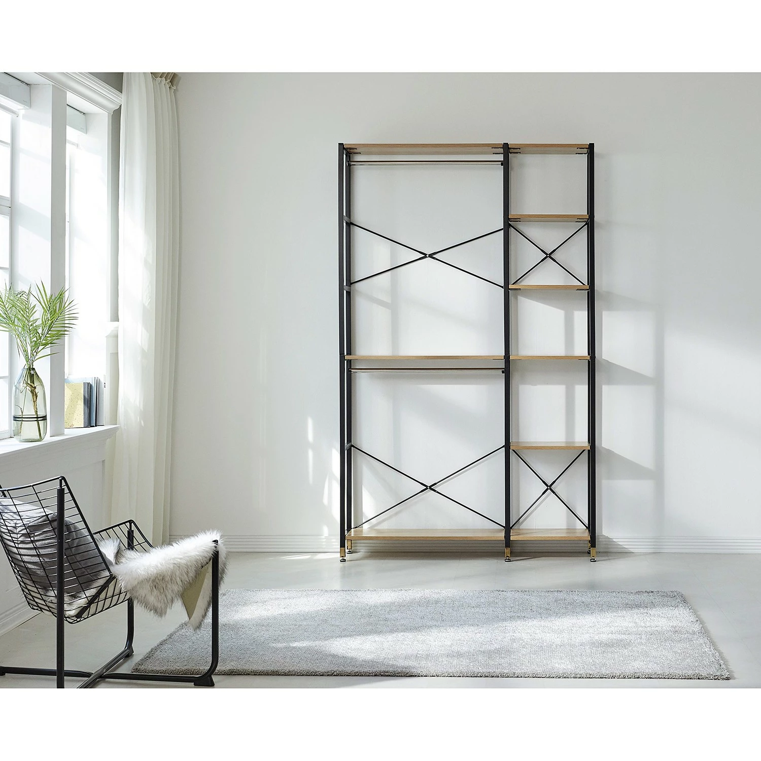 Red Living Regal Ruoms III - Akazie Dekor / Schwarz 4 Red Living Regal Ruoms III - Akazie Dekor / Schwarz – Bild 2