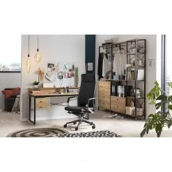 Red Living Regal Ruoms I - Akazie Dekor / Schwarz -Büromöbel Verkaufsgeschäft 1000355289 220603 022 MOOD DETAILS P000000001000355289 mood