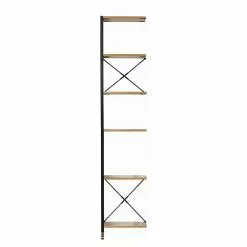 Red Living Regal Ruoms II - Akazie Dekor / Schwarz -Büromöbel Verkaufsgeschäft 1000355290 220603 030 DETAILS P000000001000355290