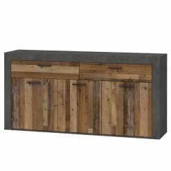 Red Living Sideboard Westcliffe - Altholz Dekor / Beton Dekor