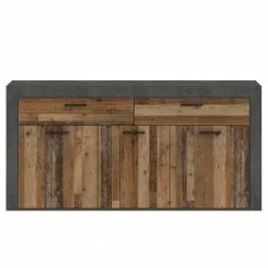 Red Living Sideboard Westcliffe - Altholz Dekor / Beton Dekor -Büromöbel Verkaufsgeschäft 1000356698 220603 030 DETAILS P000000001000356698