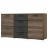 Loftscape Sideboard Uvero - Eiche Schwarz Dekor / Eiche Havanna Dekor -Büromöbel Verkaufsgeschäft 1000356700 220603 010 IMAGE P000000001000356700