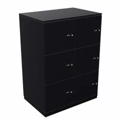 Nowy Styl Schließfachschrank Puzlo - Schwarz