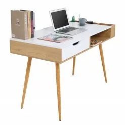 Loftscape Schreibtisch Sublime - Weiß / Eiche Dekor 12 Loftscape Schreibtisch Sublime - Weiß / Eiche Dekor -Büromöbel Verkaufsgeschäft 1000356848 220615 035 DETAILS P000000001000356848