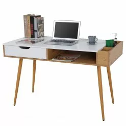 Loftscape Schreibtisch Sublime - Weiß / Eiche Dekor 13 Loftscape Schreibtisch Sublime - Weiß / Eiche Dekor -Büromöbel Verkaufsgeschäft 1000356848 220615 040 DETAILS P000000001000356848