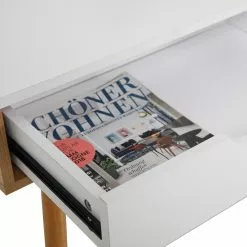 Loftscape Schreibtisch Sublime - Weiß / Eiche Dekor 14 Loftscape Schreibtisch Sublime - Weiß / Eiche Dekor -Büromöbel Verkaufsgeschäft 1000356848 220615 045 DETAILS P000000001000356848