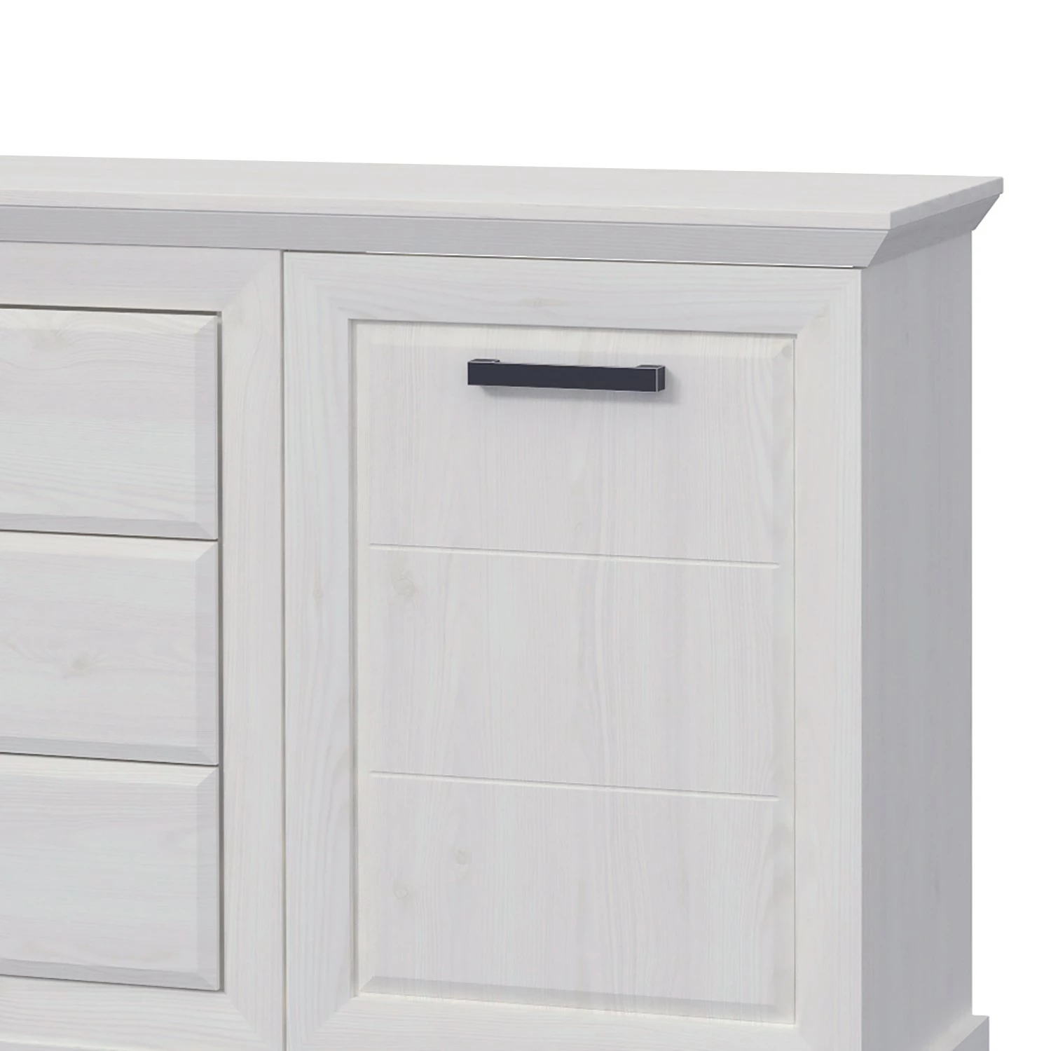 Ridgevalley Sideboard New Dessa I - Kiefer Weiß Dekor 8 Ridgevalley Sideboard New Dessa I - Kiefer Weiß Dekor – Bild 6