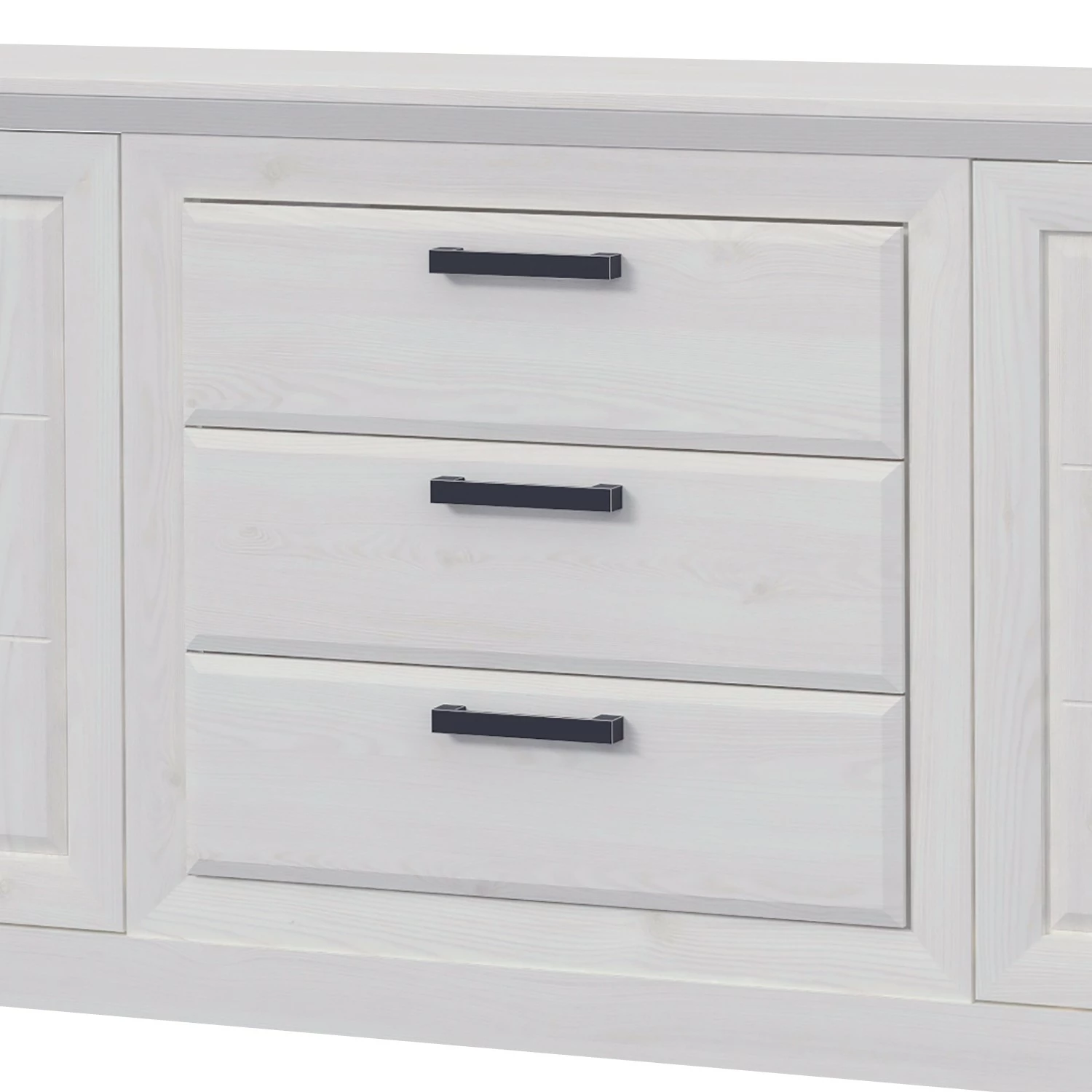 Ridgevalley Sideboard New Dessa I - Kiefer Weiß Dekor 9 Ridgevalley Sideboard New Dessa I - Kiefer Weiß Dekor – Bild 7