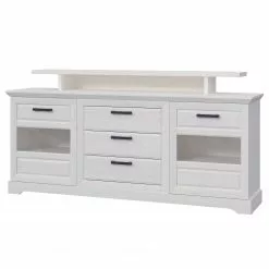 Ridgevalley Sideboard New Dessa II - Kiefer Weiß Dekor