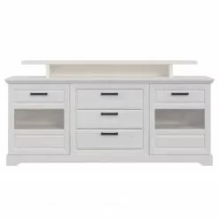 Ridgevalley Sideboard New Dessa II - Kiefer Weiß Dekor -Büromöbel Verkaufsgeschäft 1000357995 220616 040 DETAILS P000000001000357995